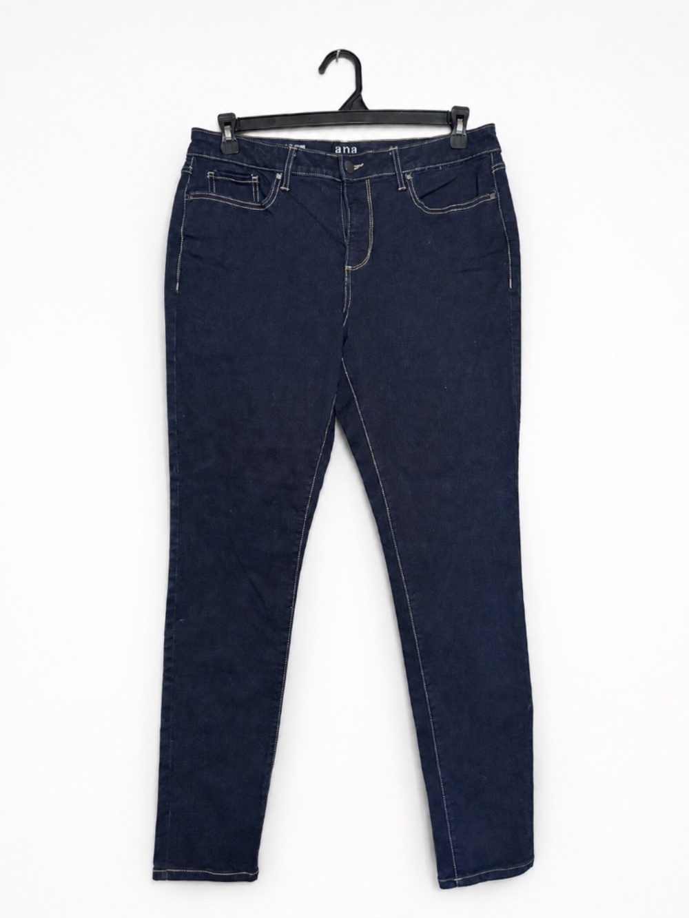 Anna Mid-Rise Skinny Jeans - Dark Wash - Women's Size 14/Tall - Like New
